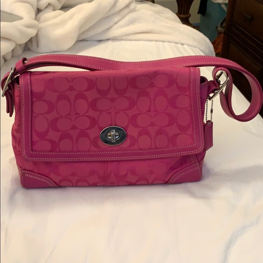Pink Coach Purse